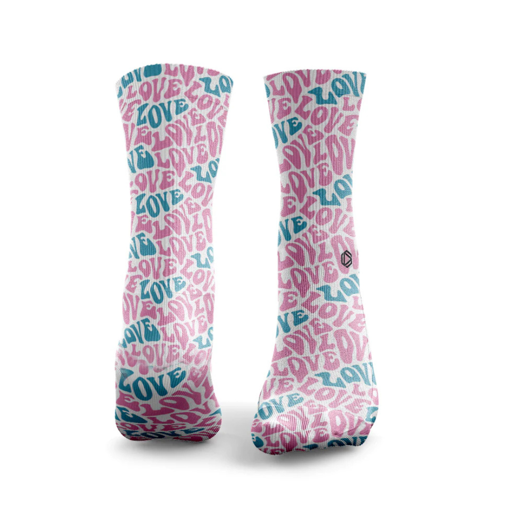 HEXXEE Women's Love Pattern Socks