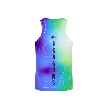 One Running - One Running Men's Victory Speed Tech Singlet Dragons - Cam2 