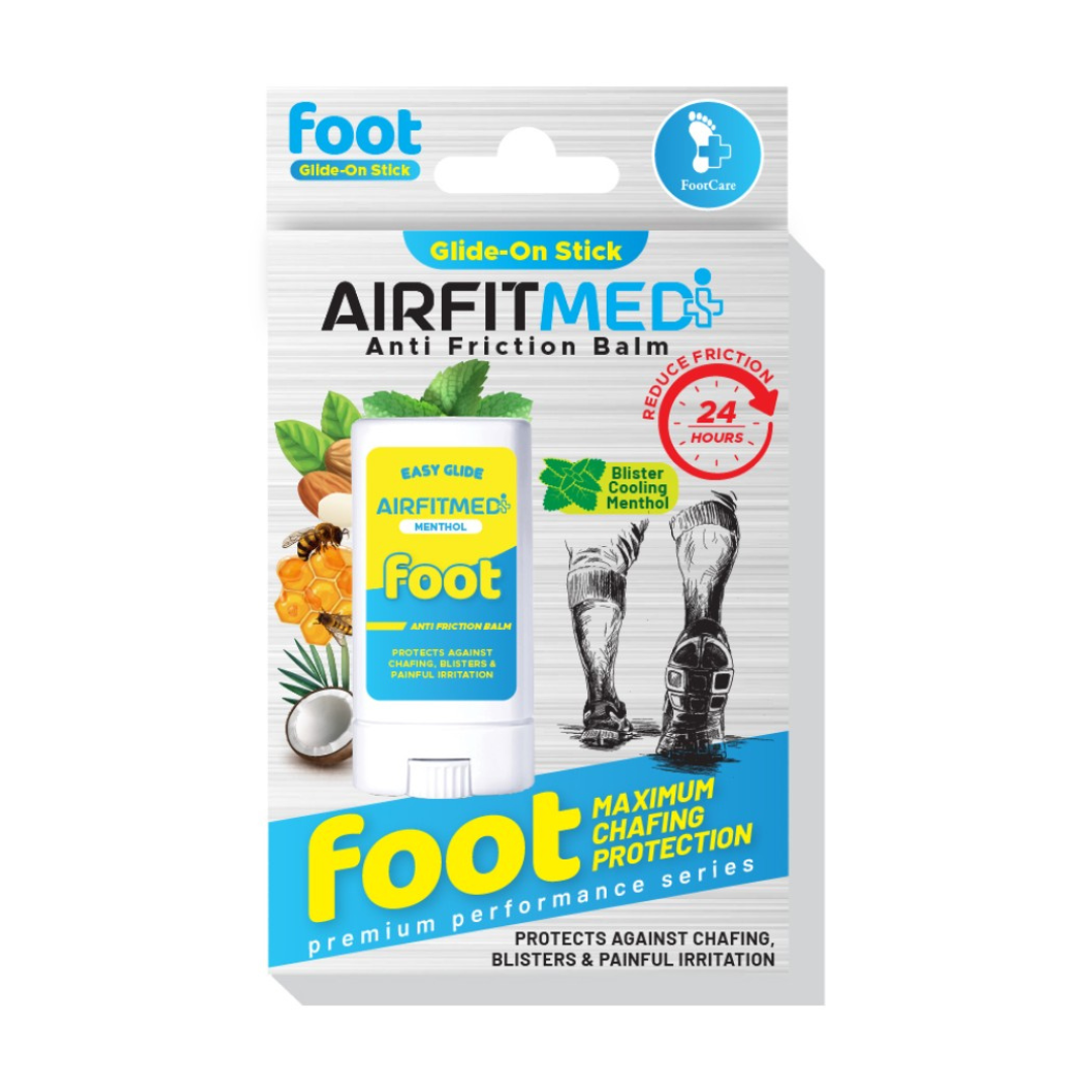 AIRFIT MEDI Easy Glide-On Stick-Foot (Blister Cooling Menthol Infused)