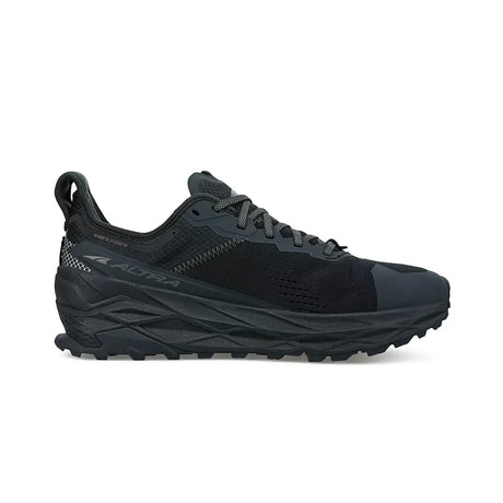 Altra Men's Olympus 5 Trail Running Shoes (Black/Black) - Cam2