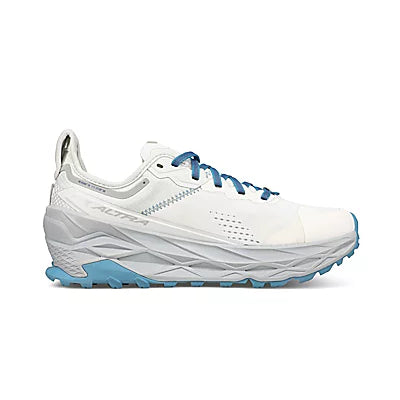 Altra Women's Olympus 5 Trail Running Shoes (White Blue)