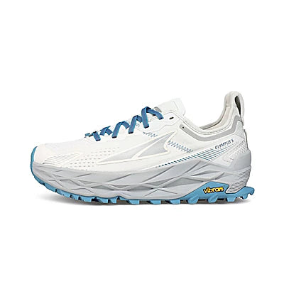 Altra Women's Olympus 5 Trail Running Shoes (White Blue)