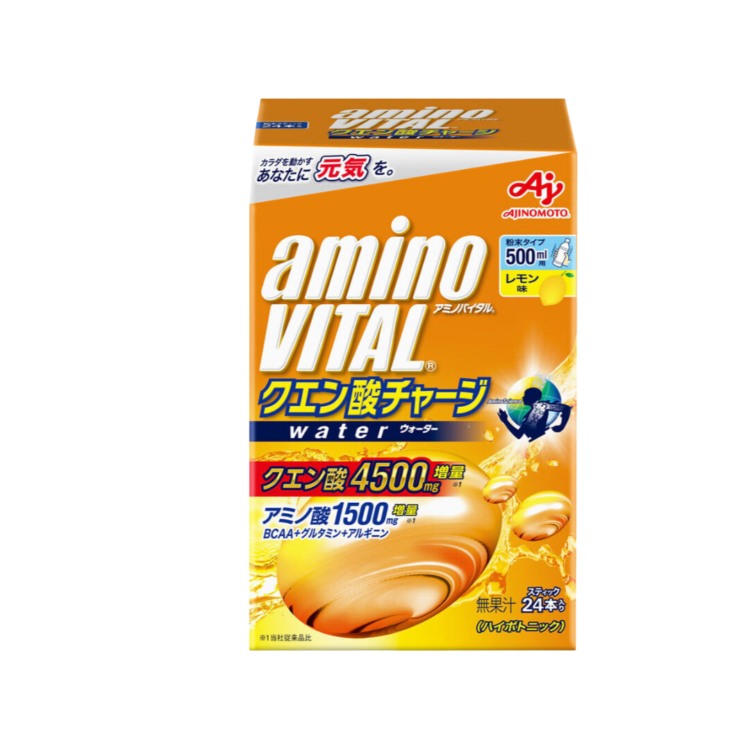 Aminovital Citric Acid Charged Water 24P/Box (11.8g)