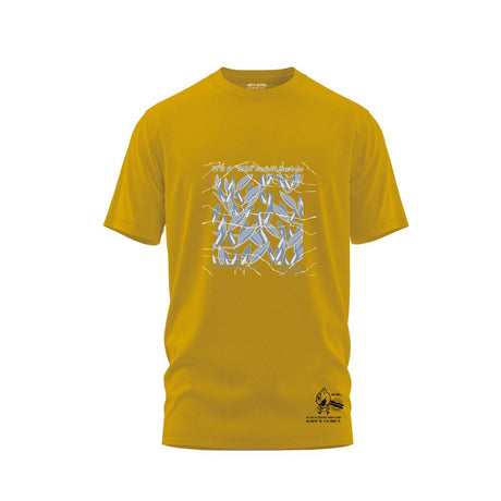 ARTY:ACTIVE Unisex's T-shirt Art Of Nature (Yellow) - Cam2