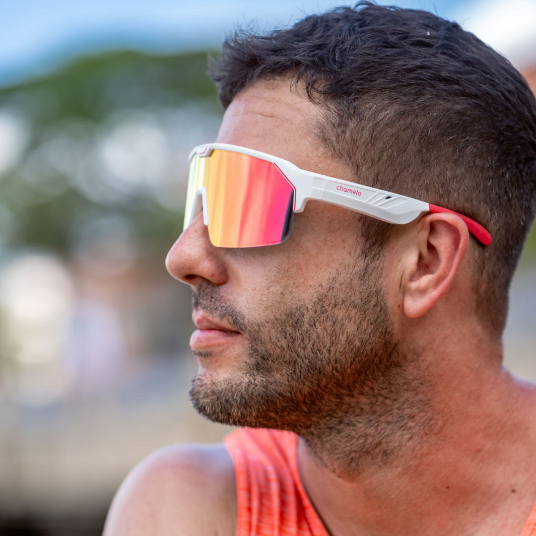 Chamelo Sport Music Shield Fire Sunglasses