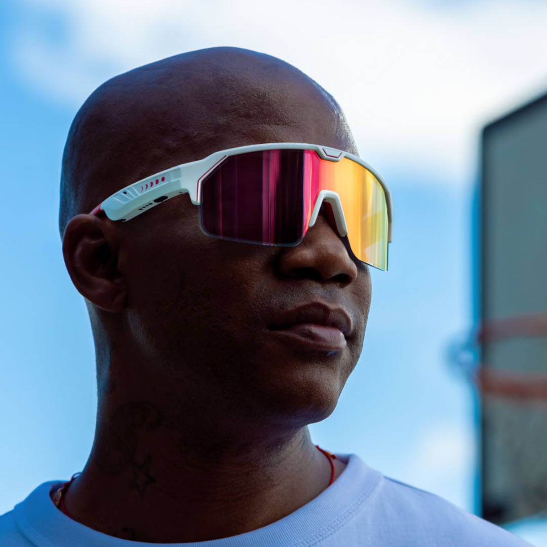 Chamelo Sport Music Shield Fire Sunglasses
