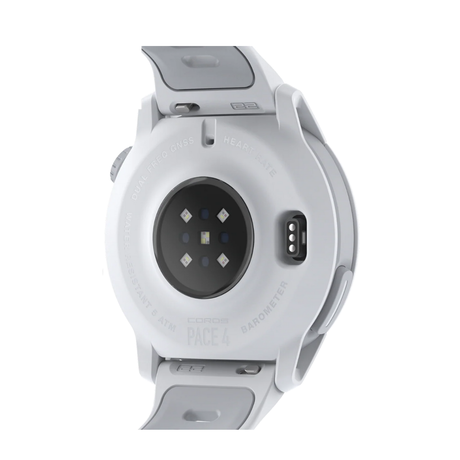 Coros - Coros Pace 4 Multisport Watch (White Silicon Band) - Cam2 
