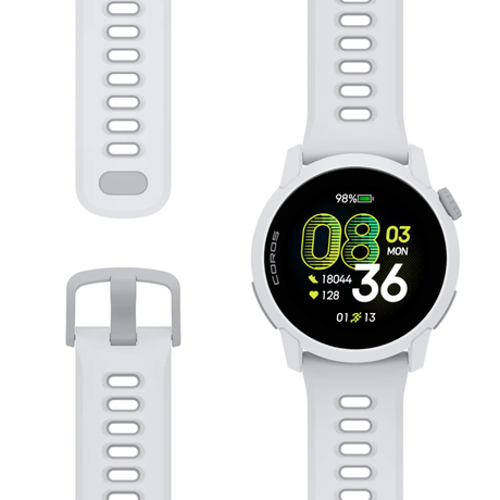 Coros - Coros Pace 4 Multisport Watch (White Silicon Band) - Cam2 