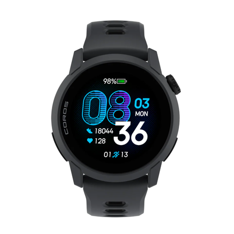 Coros - Coros Pace 4 Multisport Watch (Black Silicon Band) - Cam2 