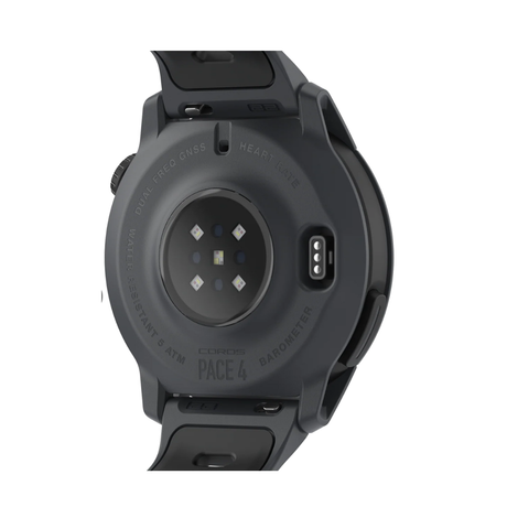 Coros - Coros Pace 4 Multisport Watch (Black Silicon Band) - Cam2 