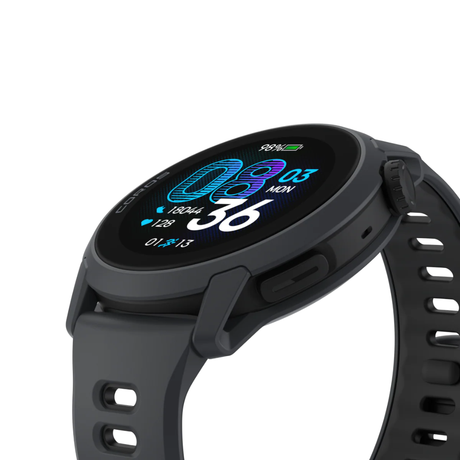 Coros - Coros Pace 4 Multisport Watch (Black Silicon Band) - Cam2 