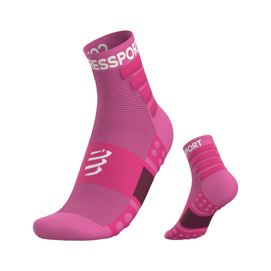 Compressport Training Socks Twin Pack (Pink) - Cam2