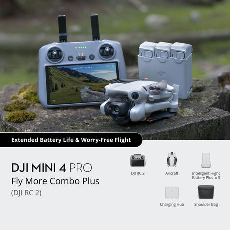 DJI Mini 4 Pro Fly More Combo Plus (DJI RC 2) (GL) - Cam2