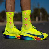 Sporcks Flamingo Yellow Running Socks