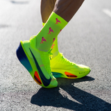 Sporcks Flamingo Yellow Running Socks