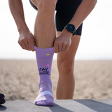 Sporcks Stay Magic Purple Running Socks