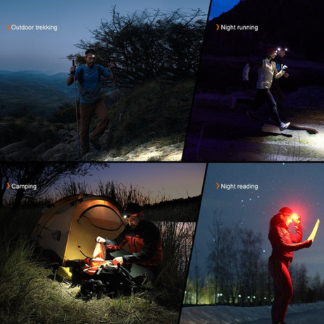 Fenix - Fenix HL18R-T V2.0 USB LED Headlamp (Max 800 Lumens) - Cam2 