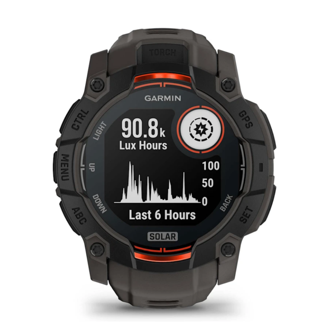 Garmin - Garmin Instinct 3 50mm Solar GPS Smart Watches - Cam2 