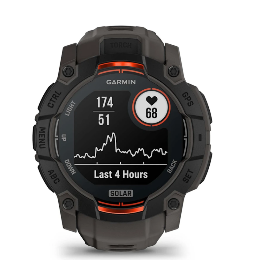 Garmin - Garmin Instinct 3 50mm Solar GPS Smart Watches - Cam2 