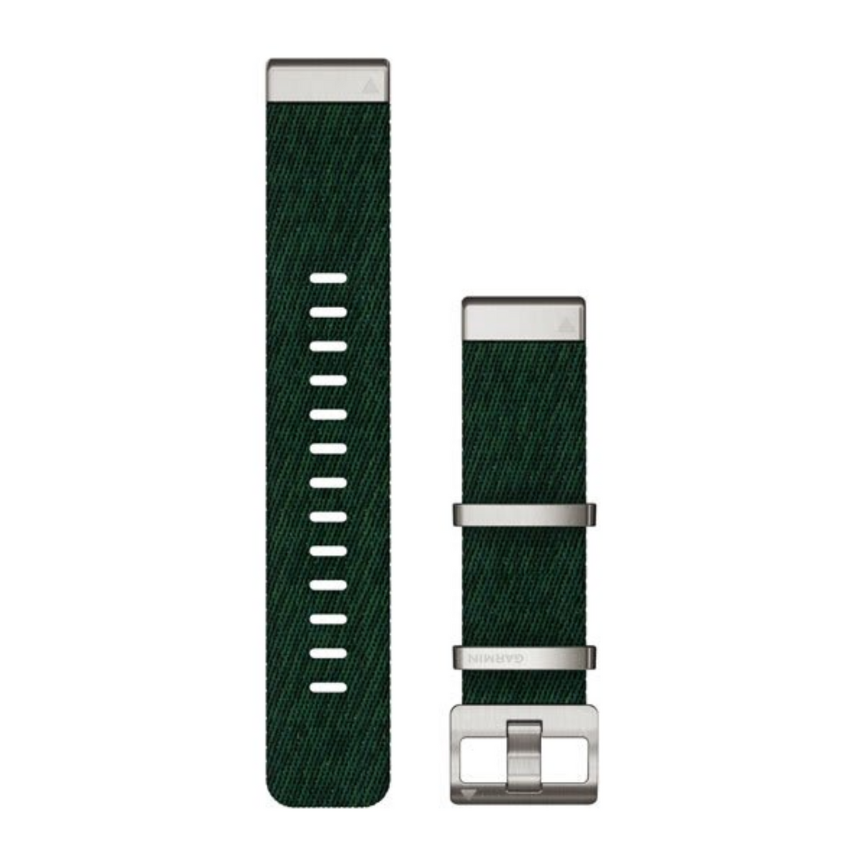 Garmin Replacement Band Quickfit 22 Jacquard Weave Pine Green Nylon