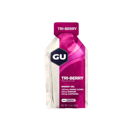 GU Energy Original Sports Nutrition Energy Gel (Tri Berry) - Cam2
