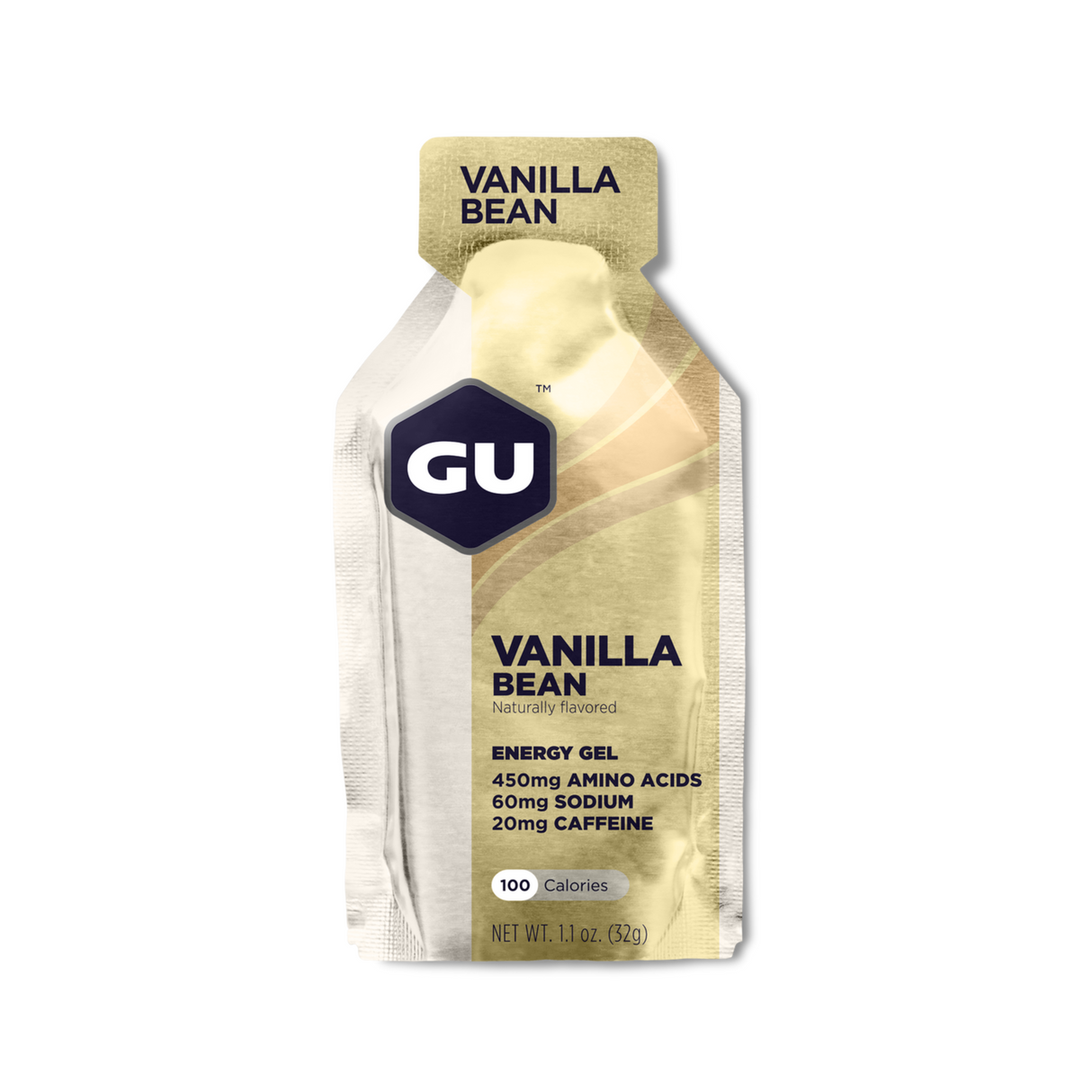 GU Energy Original Sports Nutrition Energy Gel (Vanilla Bean)