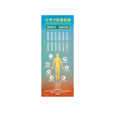 G&D - G&D DUO Ginger Medicated Oil 50ml - Cam2 