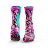 HEXXEE Women's Graffiti Running Socks