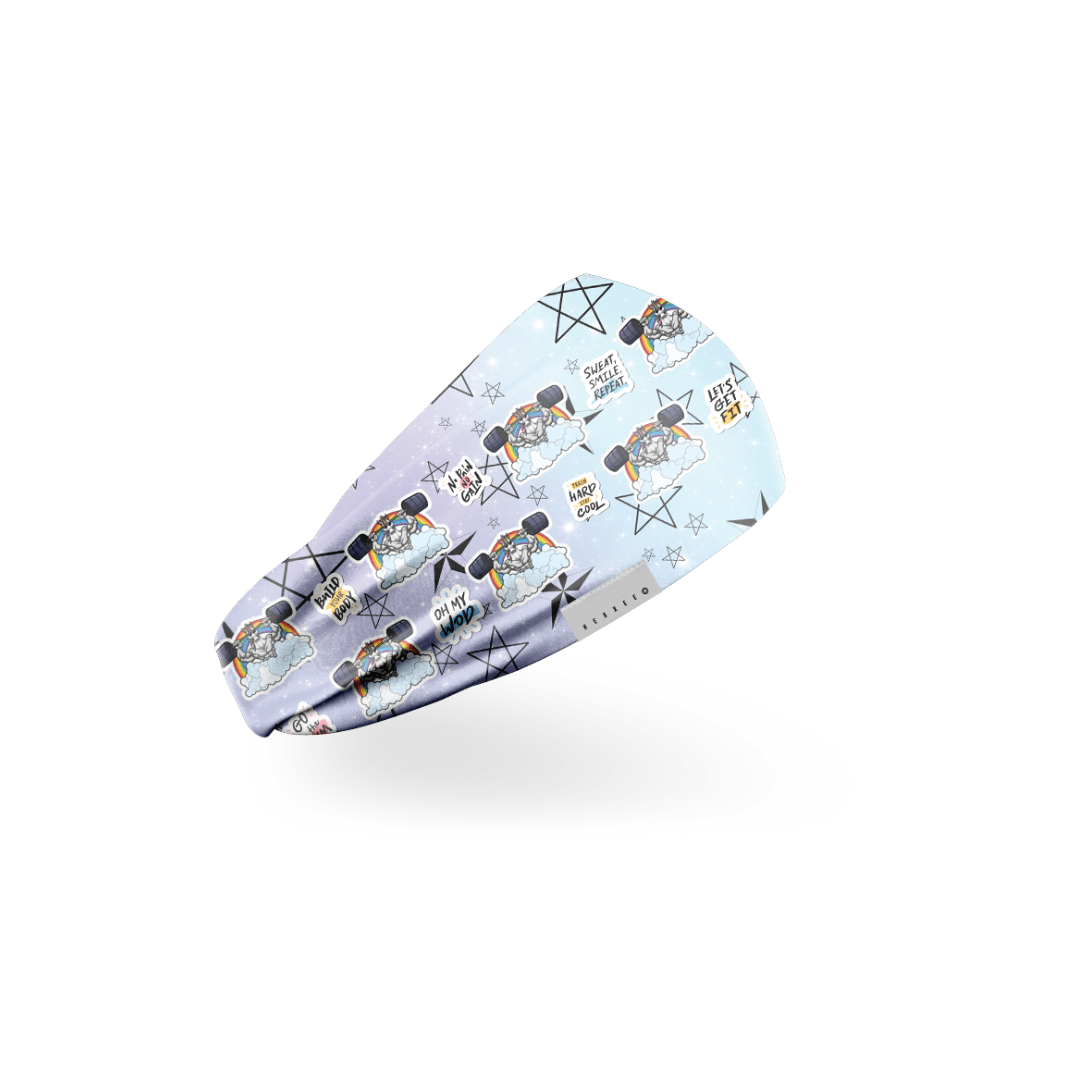 HEXXEE Unisex's Unicorn Weights Headband