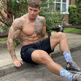 HEXXEE Women's Tropical Geos Running Socks