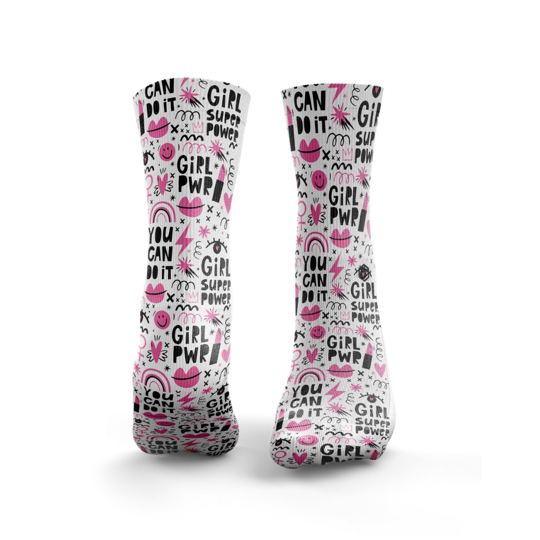 HEXXEE Women's 'You Can Do It' Running Socks