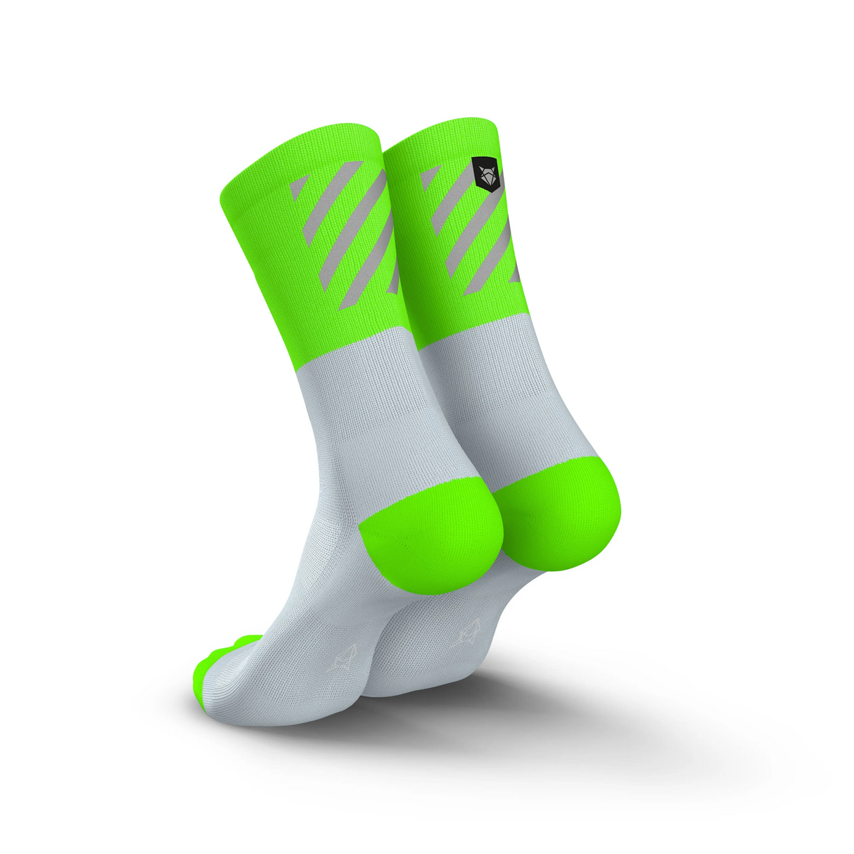Incylence - Incylence High-Viz V2 High-Cut Running Socks (Green) - Cam2 