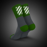 Incylence - Incylence High-Viz V2 High-Cut Running Socks (Green) - Cam2 