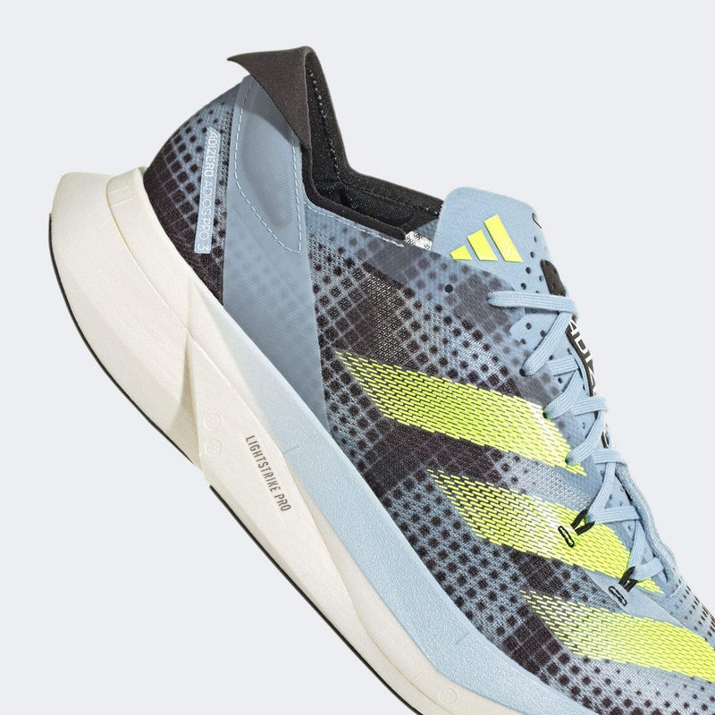 Adidas Unisex's Adizero Adios Pro 3 lo Road Running Shoes (WONBLU/LUCLEM/CBLACK)
