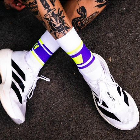 Incylence - Incylence Motto 2025 Race Day High-Cut Running Socks - Cam2 