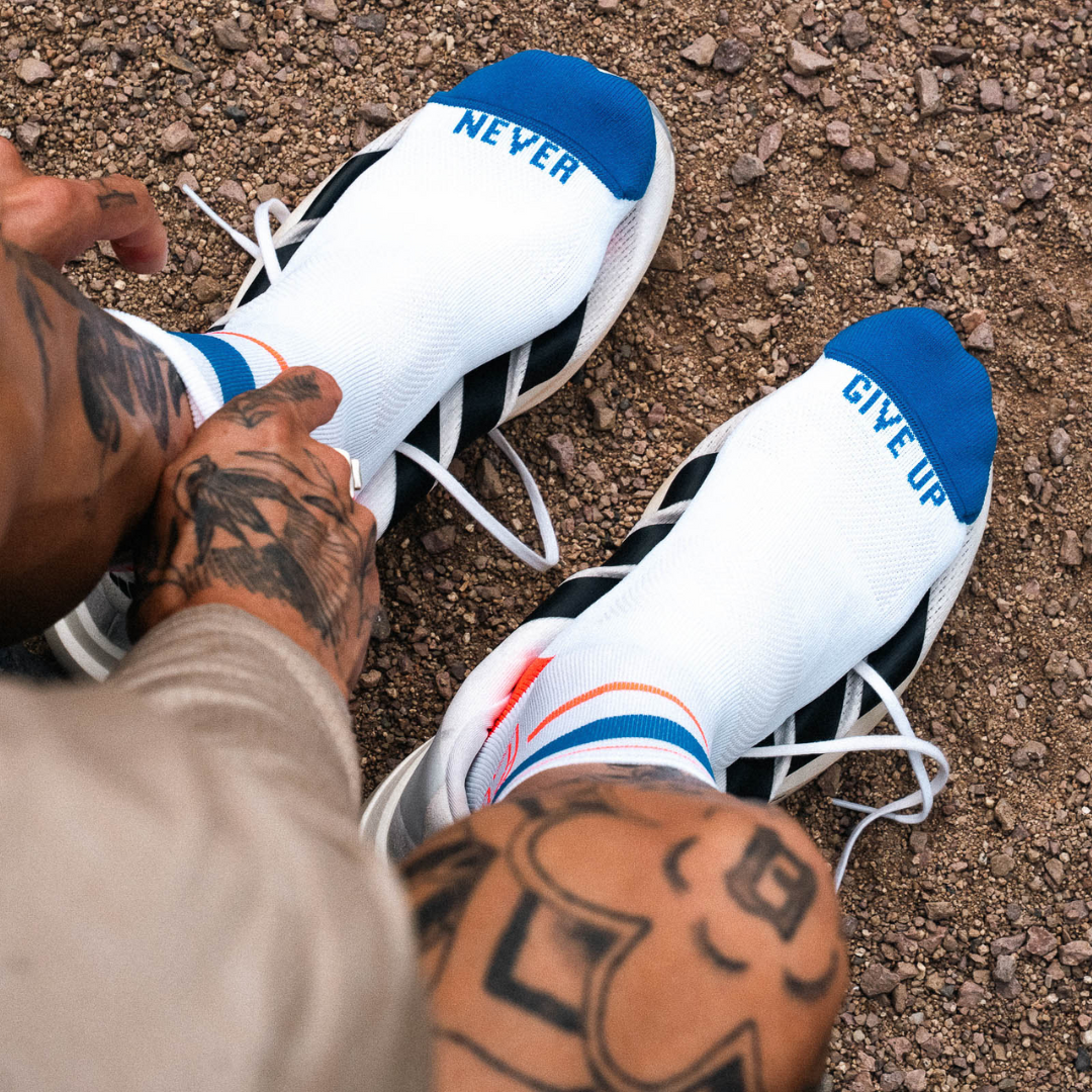 Incylence Motto 2025 Long Run High-Cut Running Socks