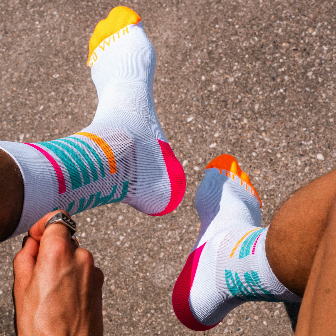 Incylence Motto 2025 Party Pace High-Cut Running Socks