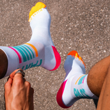 Incylence Motto 2025 Party Pace High-Cut Running Socks