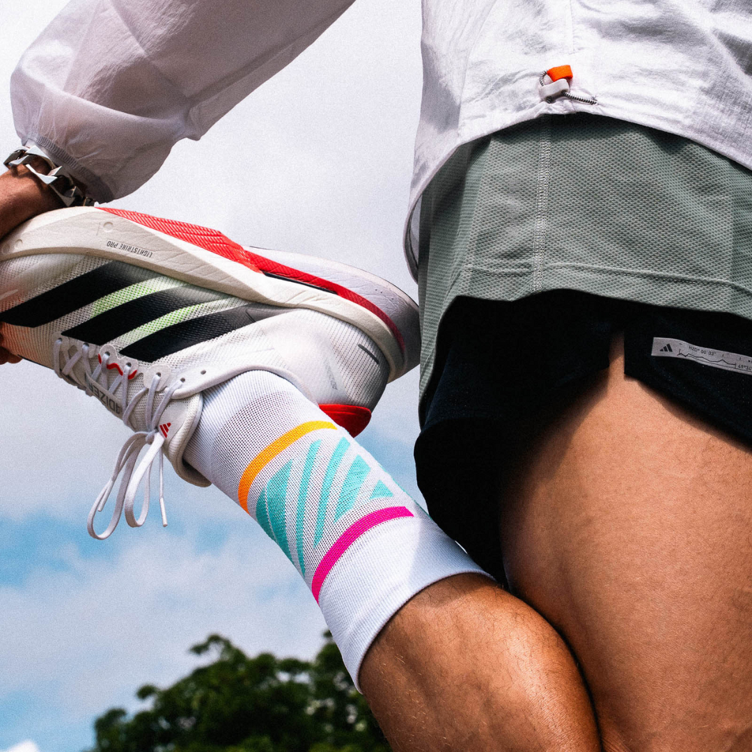 Incylence Motto 2025 Party Pace High-Cut Running Socks