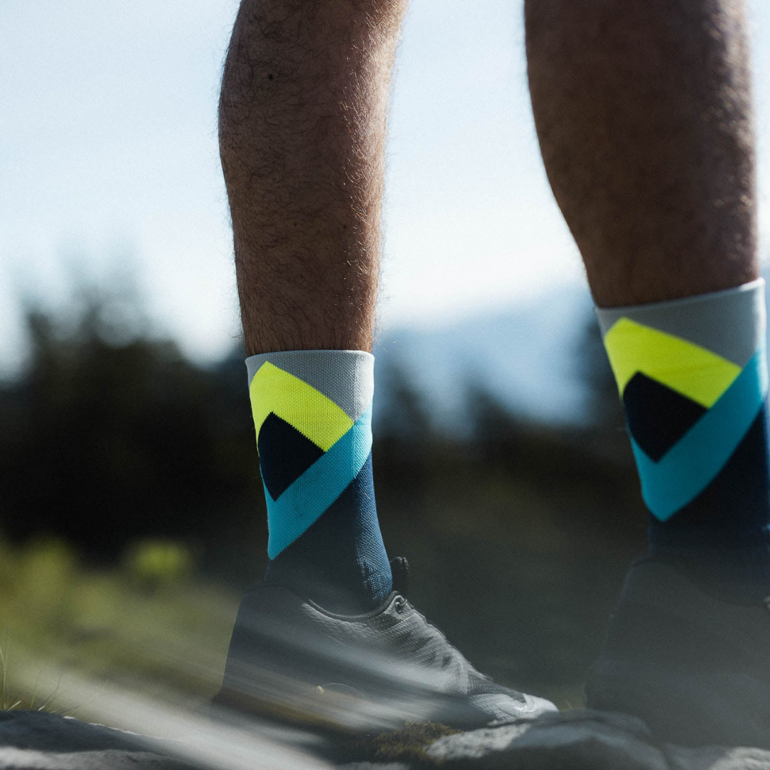 Incylence - Incylence Ultralight Trail Summits High-Cut Running Socks - Cam2 