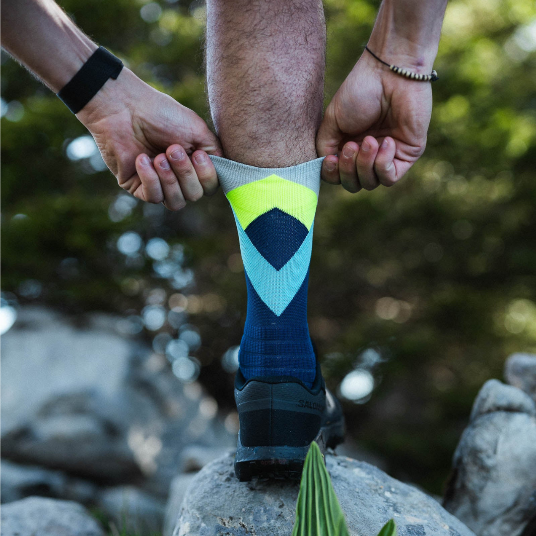 Incylence - Incylence Ultralight Trail Summits High-Cut Running Socks - Cam2 