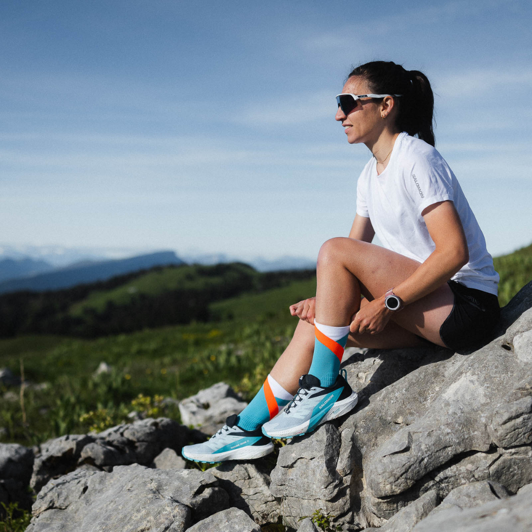 Incylence - Incylence Ultralight Trail Summits High-Cut Running Socks - Cam2 