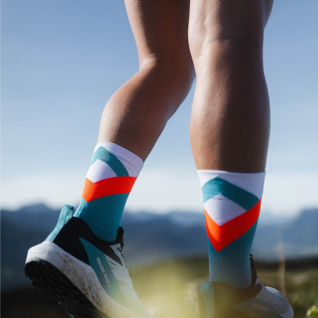 Incylence - Incylence Ultralight Trail Summits High-Cut Running Socks - Cam2 