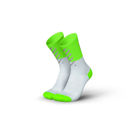 Incylence High-Viz V2 High-Cut Running Socks (Green) - Cam2