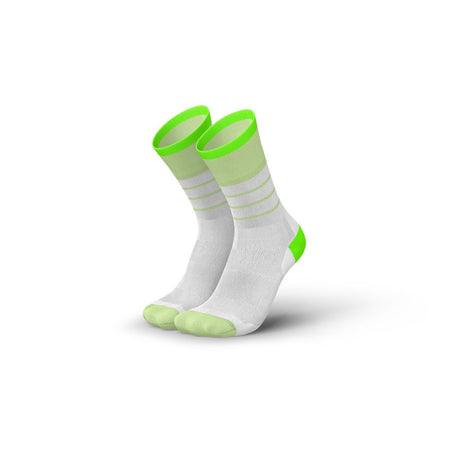 Incylence Stripes V2 High-Cut Ultralight Socks (Green) - Cam2