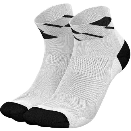 Incylence Ultralight Angles Short Low-Cut Socks (White) - Cam2