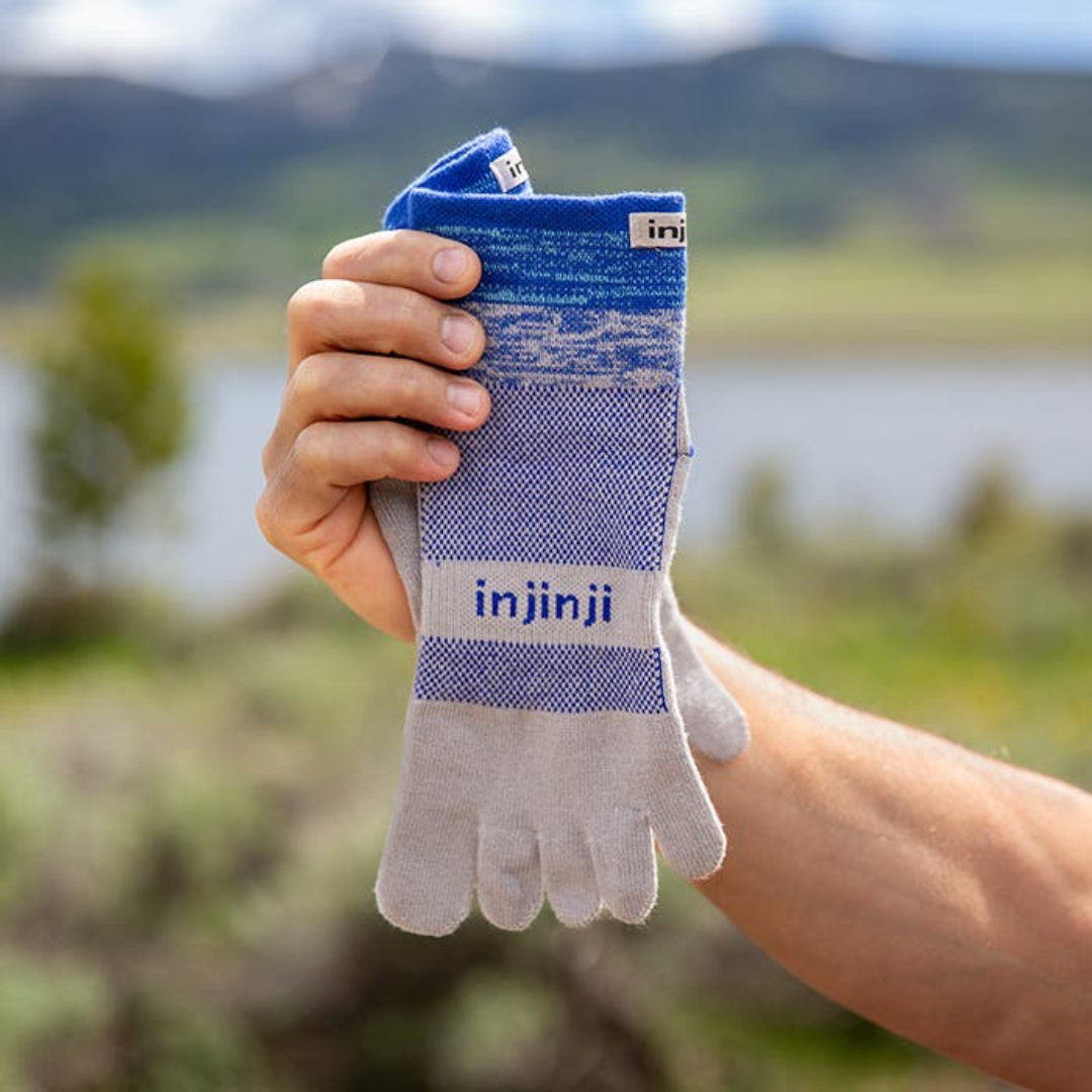 injinji Unisex's Trail Midweight Mini-Crew Socks (213130)