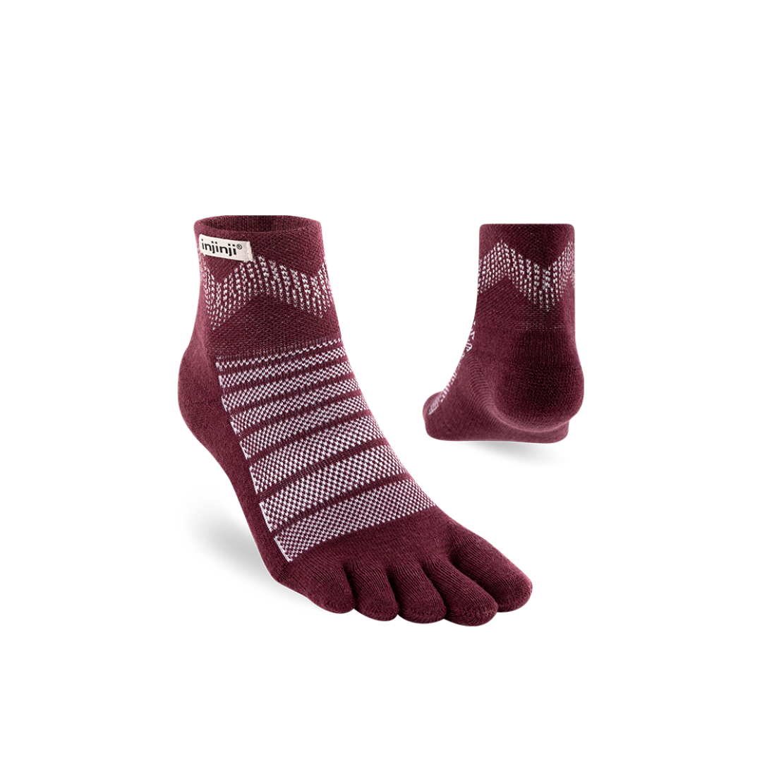 injinji Unisex's Outdoor Midweight Mini-Crew Socks (223630)