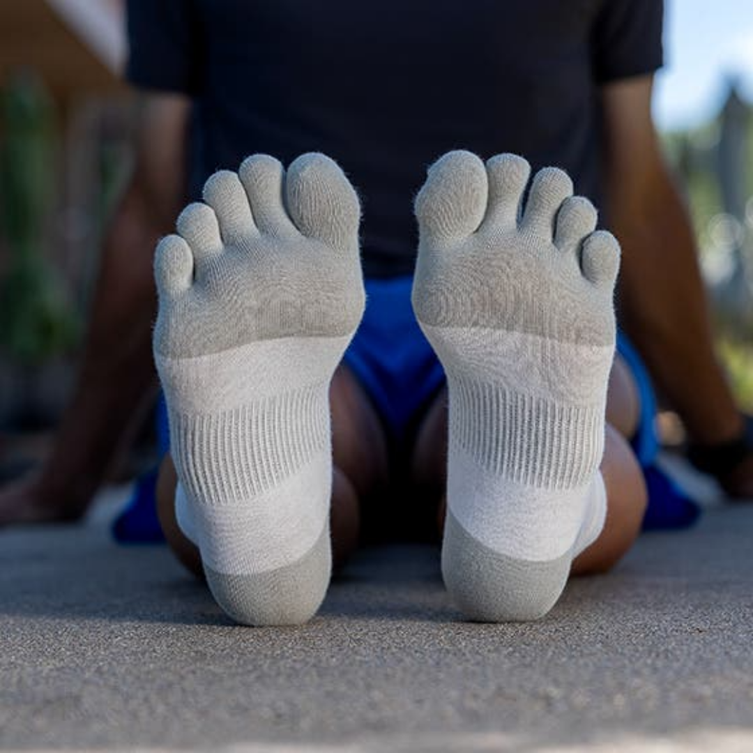 injinji Unisex's Run Lightweight No-Show Socks (281110)