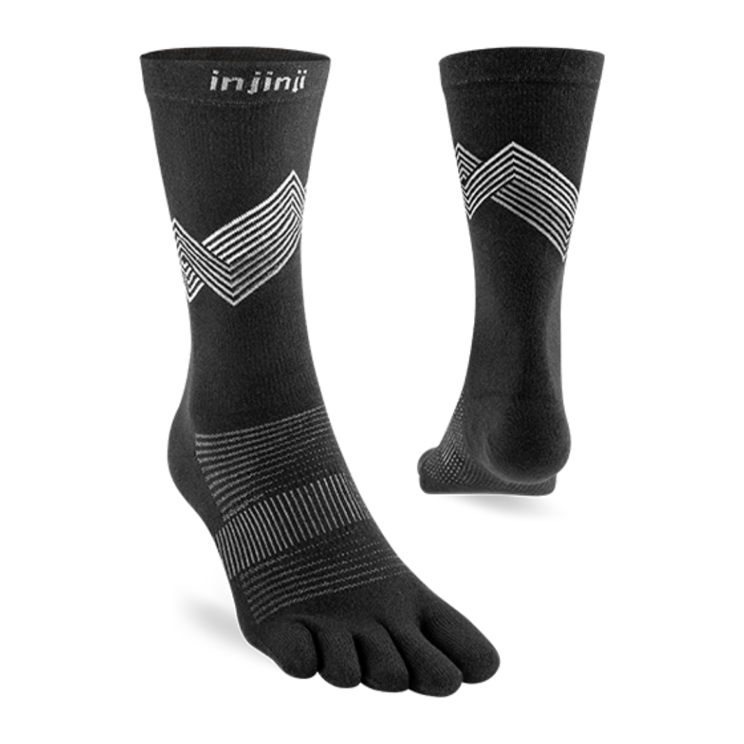 injinji Unisex's Run Lightweight Crew Socks (281170)